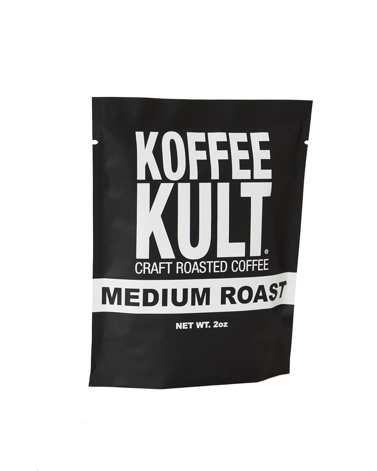 Koffee Kult Medium Roast Whole Bean Coffee - Premium Arabica Coffee Beans for Caffeine Enjoyers Seeking Bold, Rich Flavor and Aroma in Every Cup - Perfect for Brewing Enthusiasts (Whole Bean, 2oz)