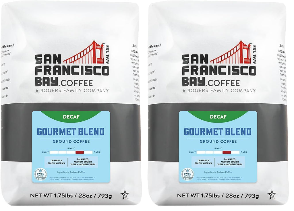 San Francisco Bay Ground Coffee, Bay Bridge Blend (28 oz Bag), Medium Roast Coffee