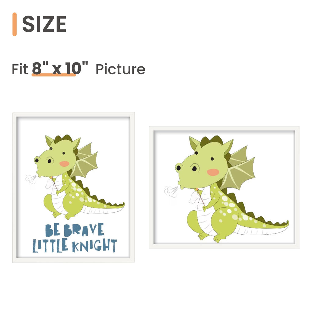 upsimples 5x7 Picture Frame Set of 3, Made of High Definition Glass for 5 x 7 Black Frames, Wall and Tabletop Display Thin Border Photo Frame for Home Décor