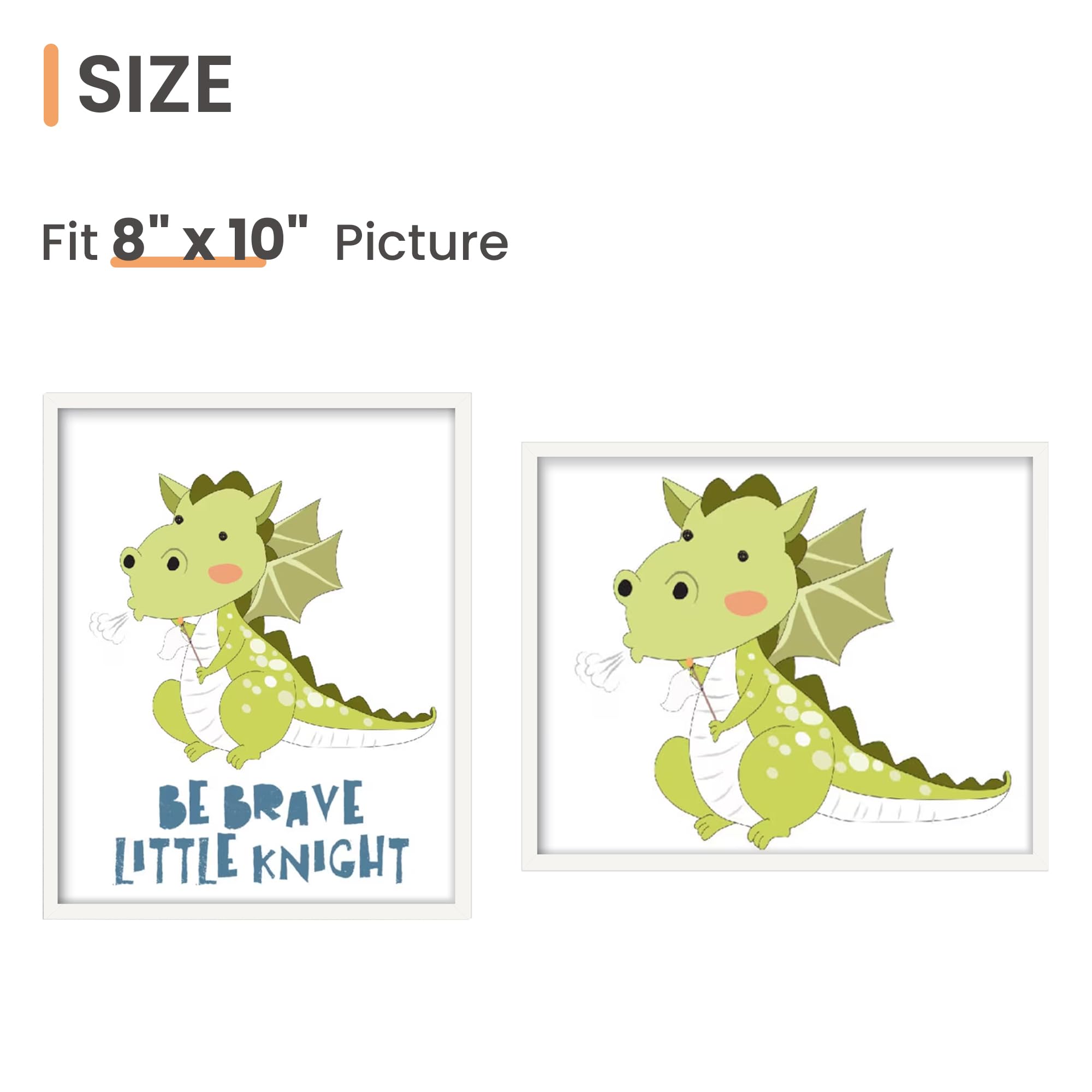 upsimples 5x7 Picture Frame Set of 3, Made of High Definition Glass for 5 x 7 Black Frames, Wall and Tabletop Display Thin Border Photo Frame for Home Décor