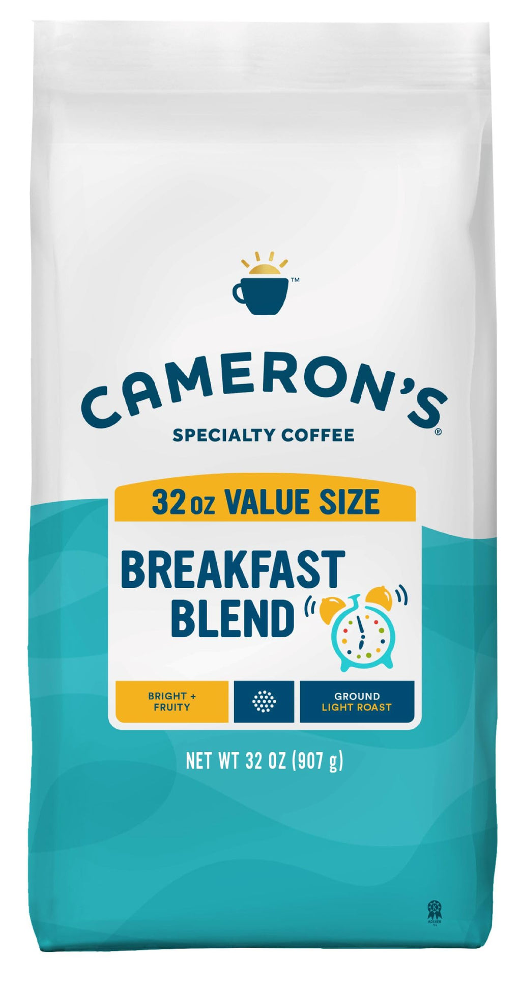 Cameron's Coffee Roasted Ground Coffee Bag, Dark Chocolate Mocha, Smooth Flavored Coffee, Sustainable, Small-batch Roasted, 28 Ounce (Pack of 1)