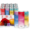 Moment Botanical Soda (Shark Tank) - Calm, Clarity & Relaxation with L-Theanine & Ashwagandha - Non Alcoholic Drinks for Adults - Sparkling Adaptogen Drink - 0 Sugar 0 Caffeine - 12 Pack 11.5 fl oz