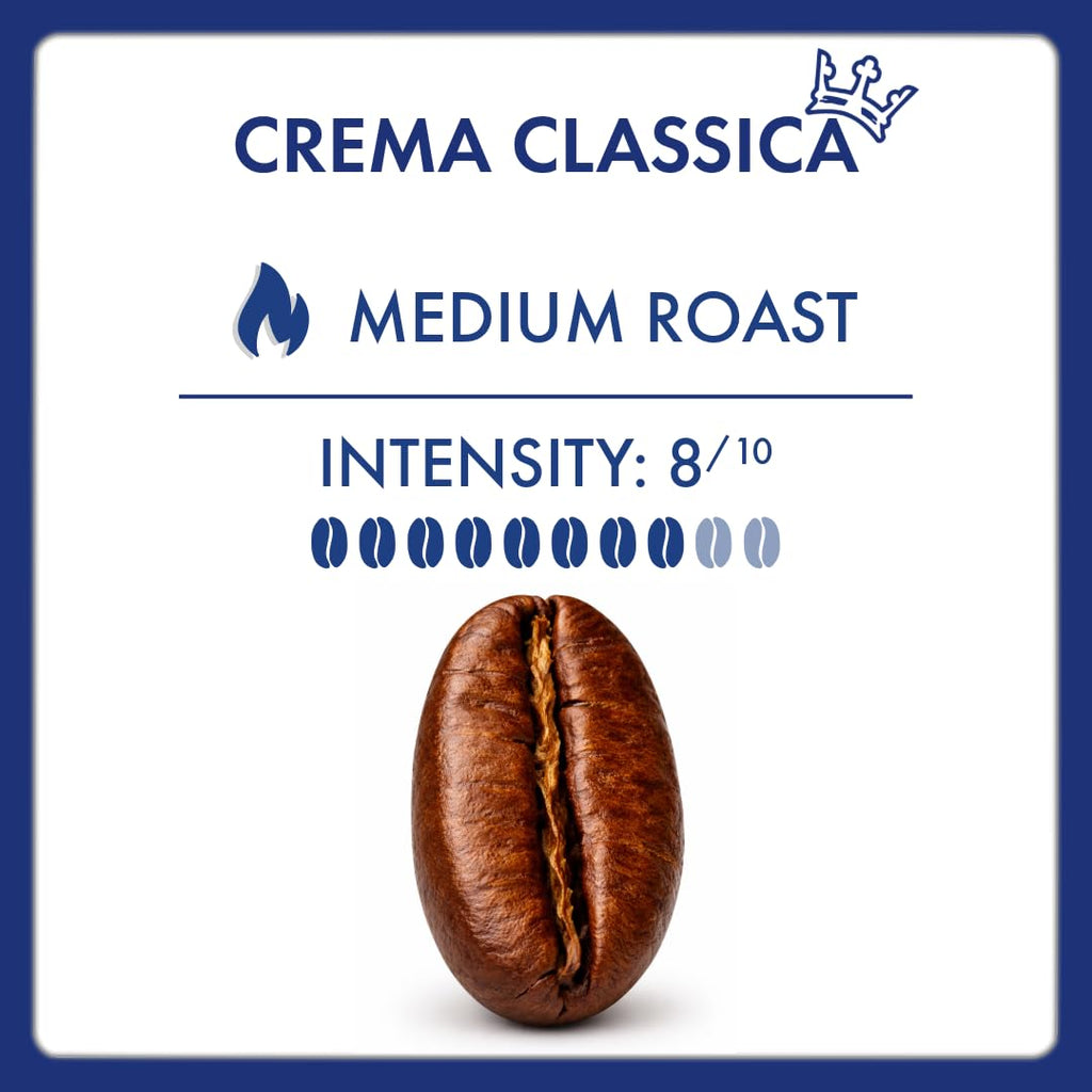Caffè Borbone Crema Superiore Whole Bean Coffee, Arabica and Robusta Blend, Medium Roast, 2.2 lb Bag (Pack of 1)