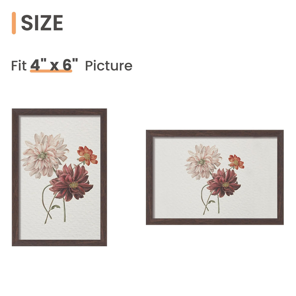 upsimples 5x7 Picture Frame Set of 3, Made of High Definition Glass for 5 x 7 Black Frames, Wall and Tabletop Display Thin Border Photo Frame for Home Décor
