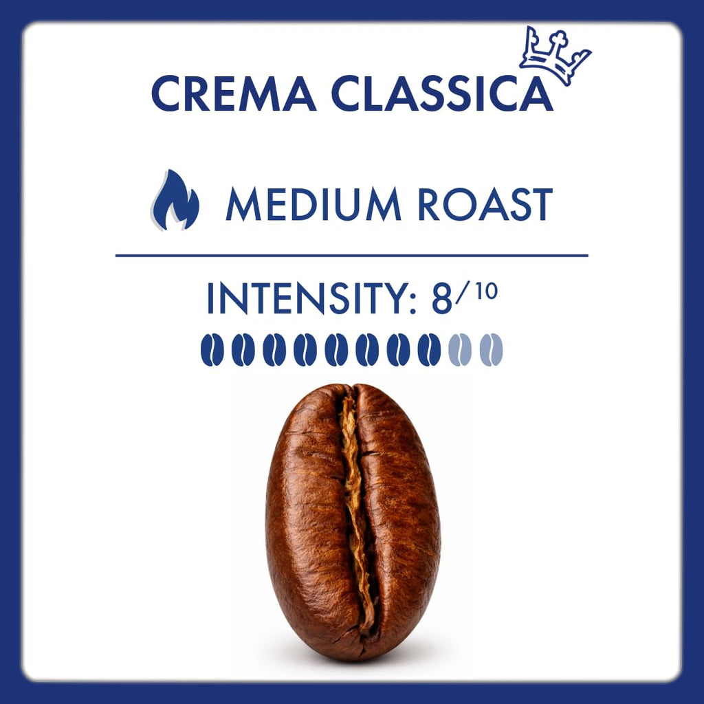 Caffè Borbone Crema Superiore Whole Bean Coffee, Arabica and Robusta Blend, Medium Roast, 2.2 lb Bag (Pack of 1)