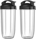 Ganiza 2 PCS Max 700ML Replacement Cups For Ganiza GB10 Countertop Blender Replacement Parts