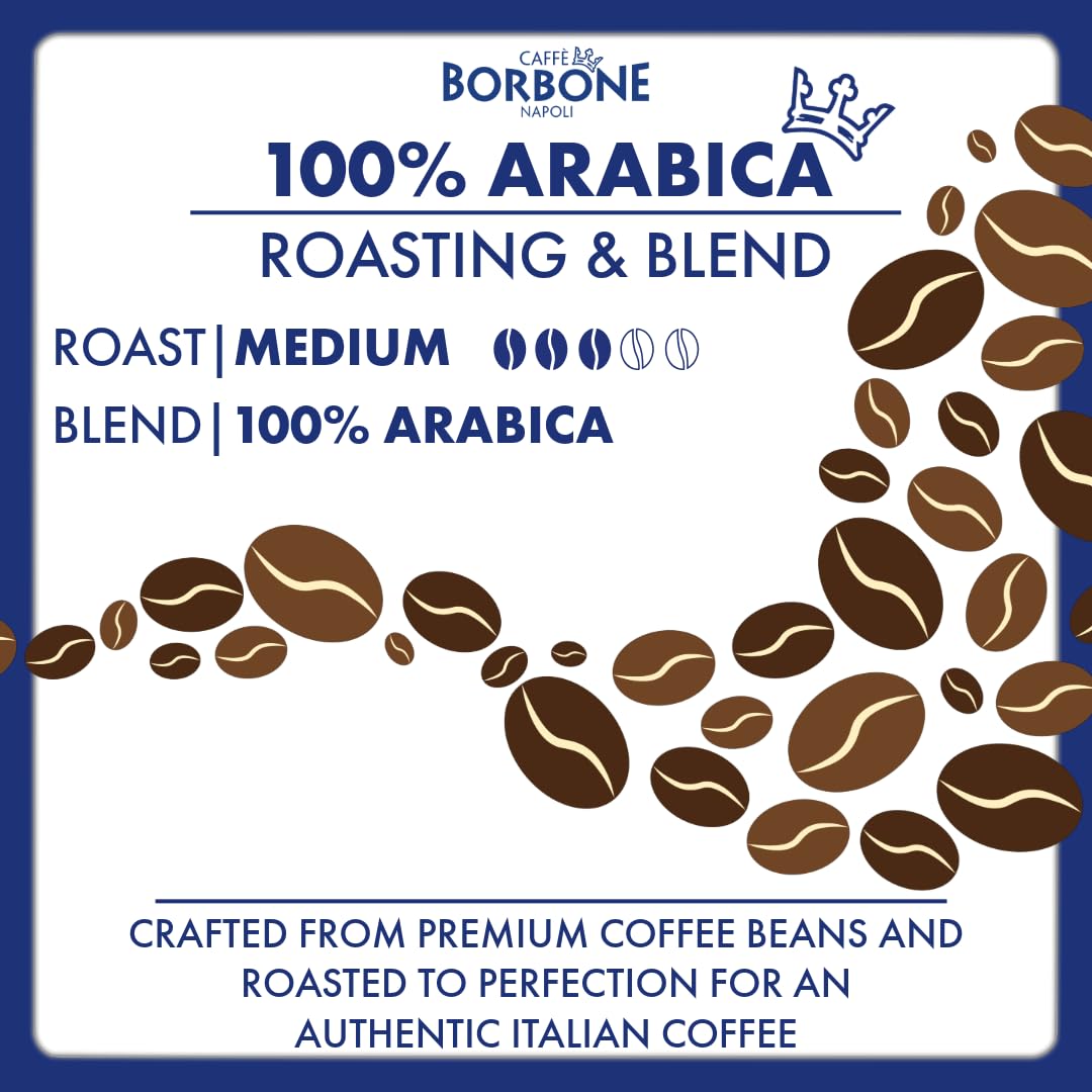 Caffè Borbone Espresso Intenso Aluminum Capsules Compatible with Nespresso Original Machines, Dark Roast, 100 Count