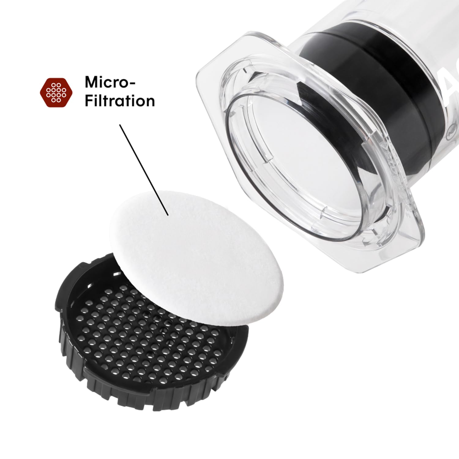 AeroPress Original Coffee Press - All-in-One French Press, Pour-Over & Espresso Style Manual Brewer, 2 Min Brew for Less Bitterness, More Flavor, Small Portable Coffee Maker, Travel & Camping