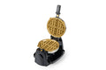 KRUPS 4-Slice Belgian Waffle Maker: Stainless Steel, 5 Browning Levels, Audible Ready Beep, Removable Plates, 1200W, Silver/Black, Large Waffle Maker Family Size, Great for Family Breakfasts