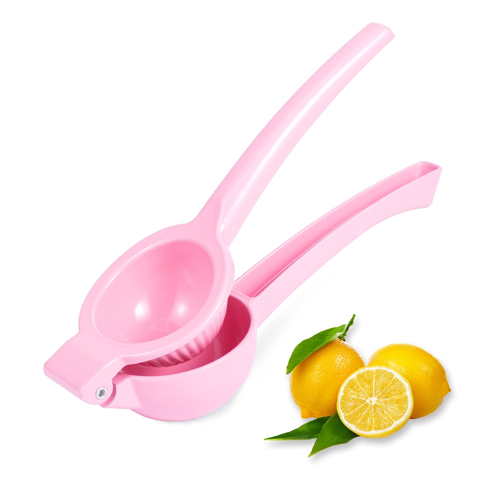 Manual Juicer Citrus Lemon Squeezer, Fruit Juicer Lime Press Metal, Professional Hand Juicer Kitchen Tool(Yellow）