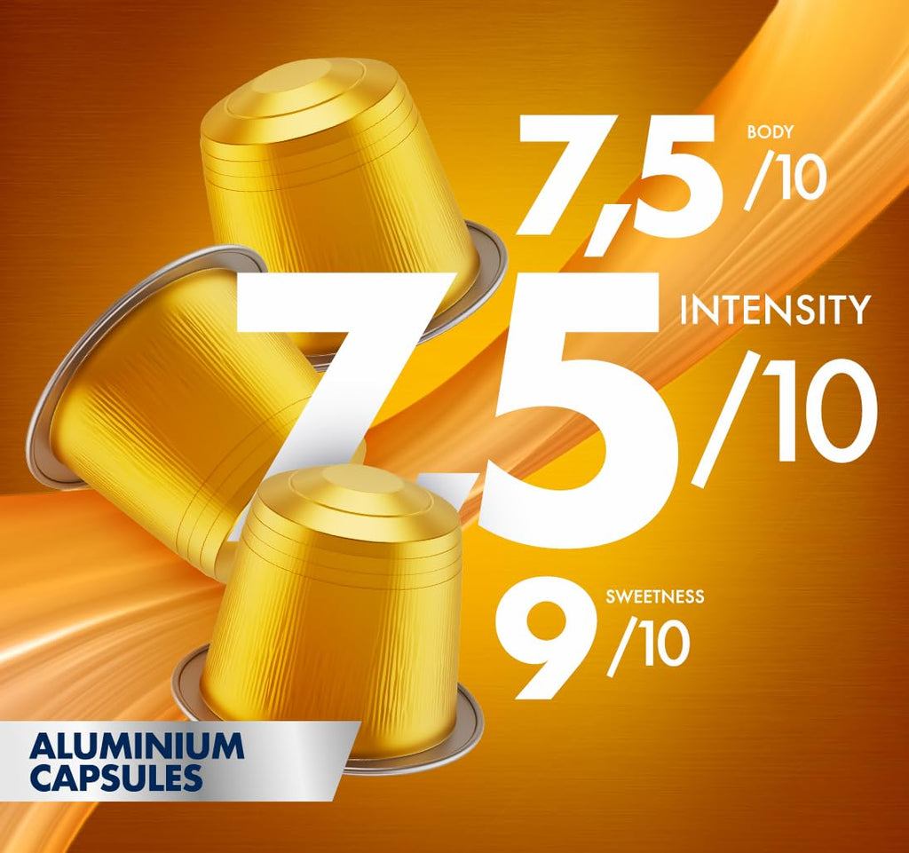 Caffè Borbone Espresso Intenso Aluminum Capsules Compatible with Nespresso Original Machines, Dark Roast, 100 Count