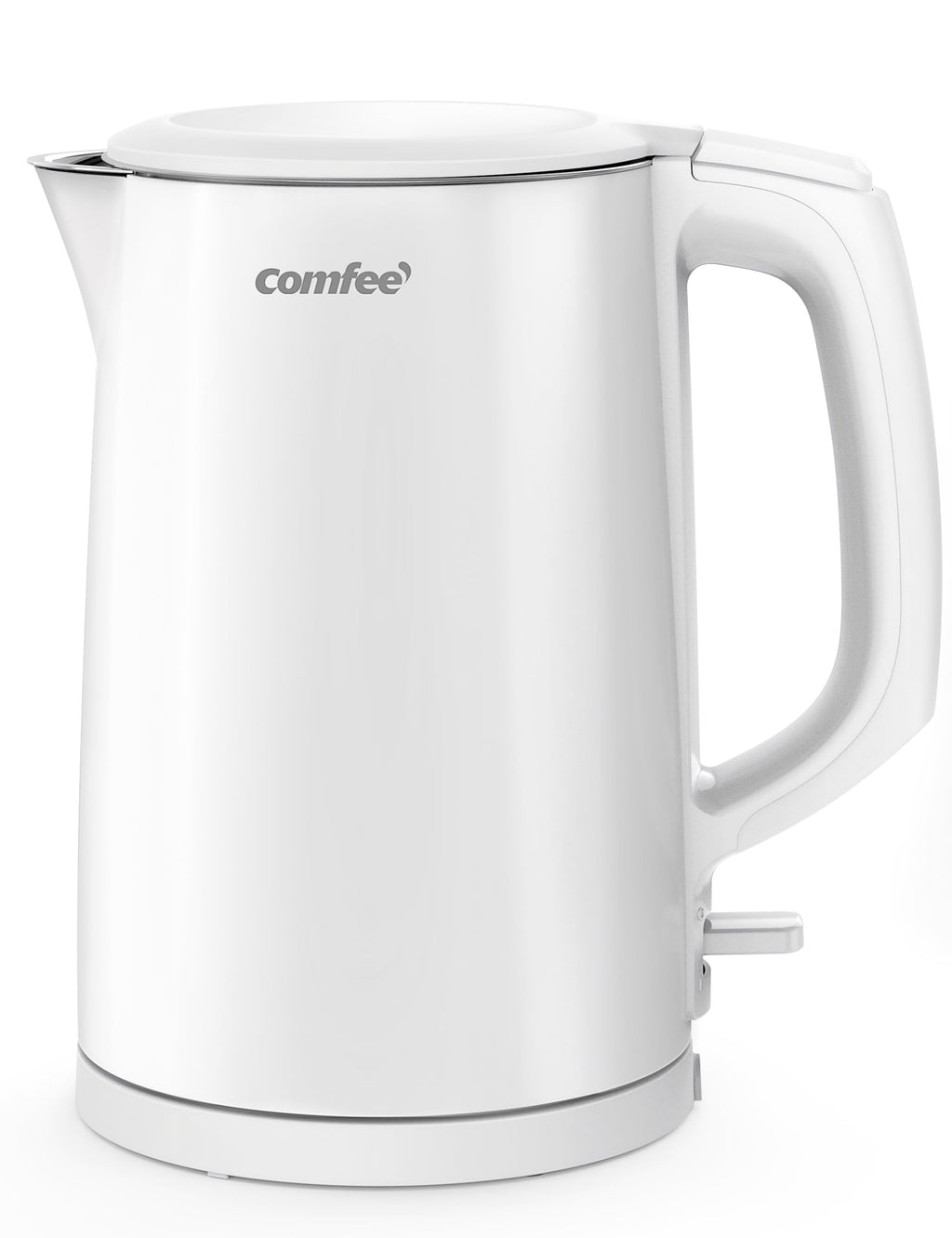 COMFEE' Stainless Steel Electric Kettle, 1.7 Liter Tea Kettle Electric & Hot Water Kettle, 1500W Fast Boil with LED Light, Auto Shut-Off and Boil-Dry Protection