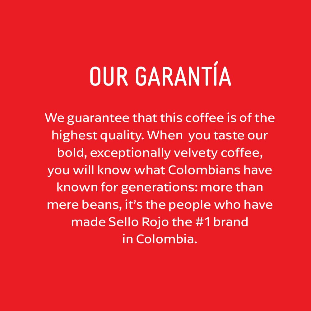Sello Rojo Espresso Brick, Colombian Ground Coffee, 10 oz