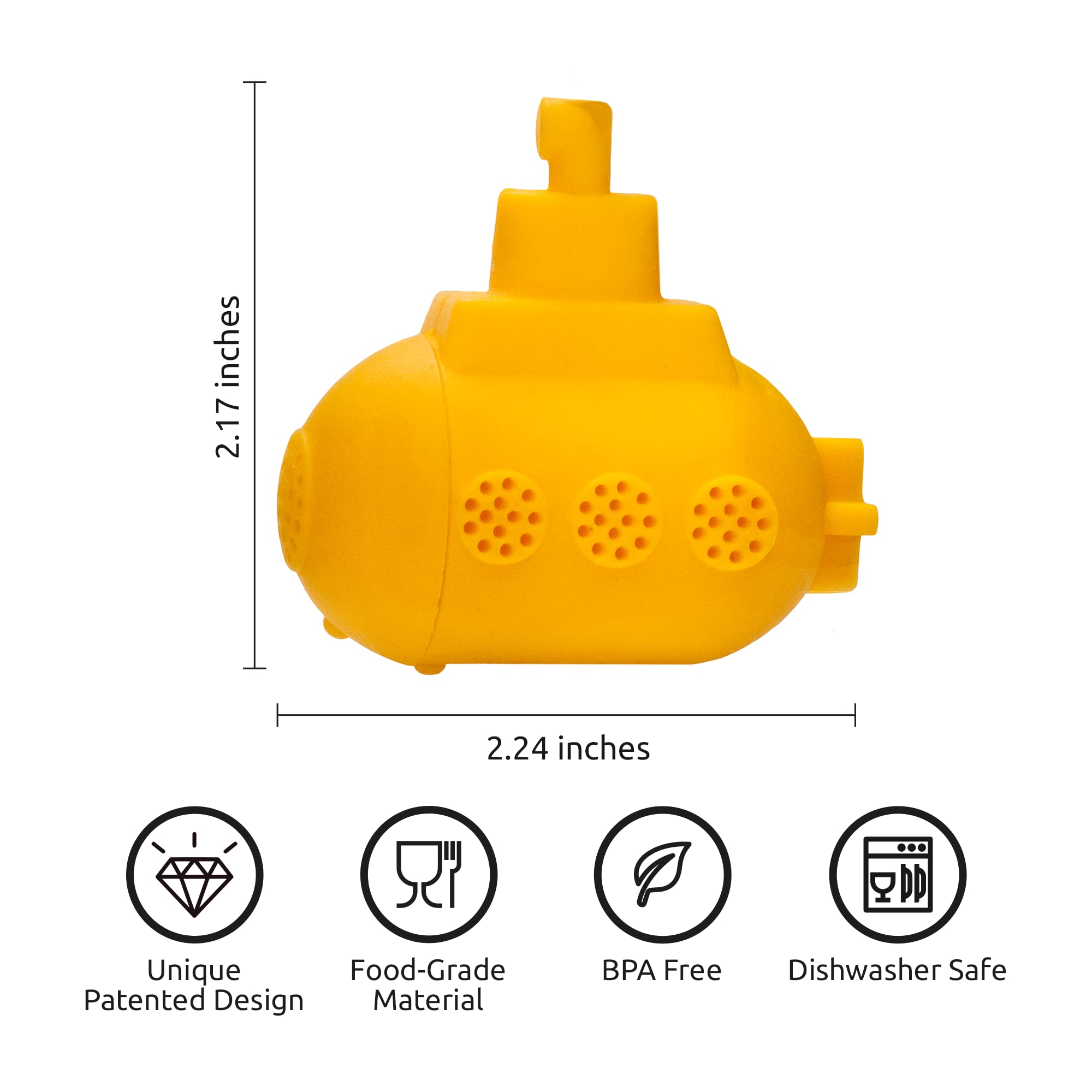 Cute Tea Infuser by OTOTO - Loose Leaf Tea Steeper, Tea Accessories, Tea Diffusers, Tea Infuser for Loose Leaf Tea, Tea Strainers, Cute Gifts, Tea Gift Set, Kitchen Gifts, Cooking Gadgets
