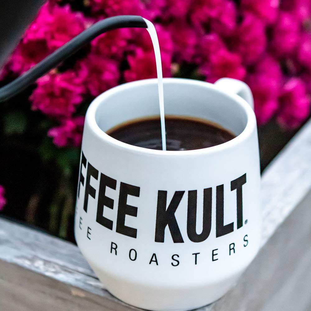 Koffee Kult Medium Roast Decaf Coffee Beans, Colombian Single Origin 100% Arabica Naturally Swiss Water Process Chemical Free - 32oz Resealable package
