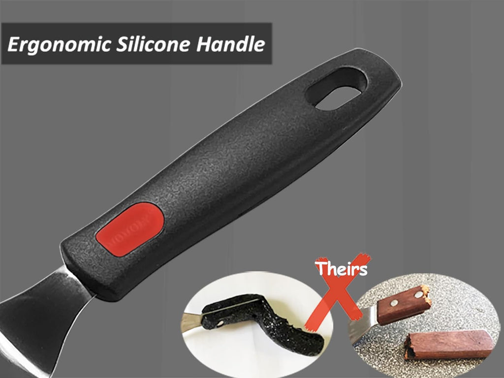 Professional Mini-Brownes Spatula, Stainless Steel Cutter and Serve Turner for Serving, Flipping or Cooking, Ideal for Serving, Tiramisu, Cakes, Lasagna or Cookie etc.
