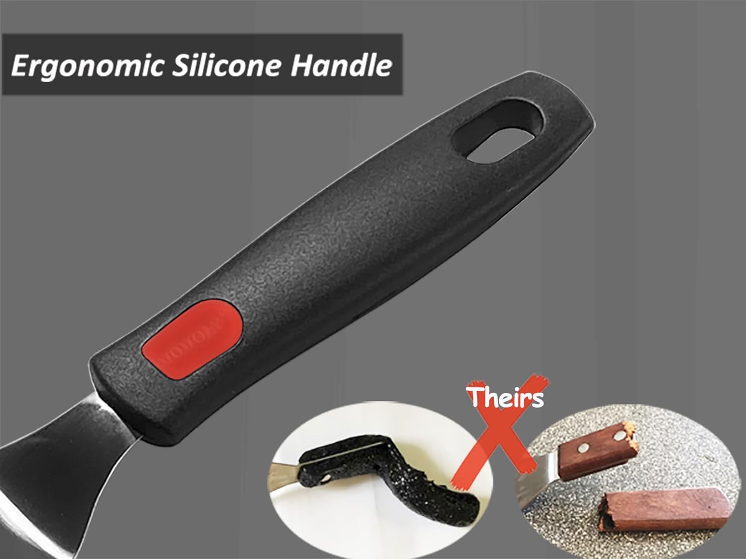 Professional Mini-Brownes Spatula, Stainless Steel Cutter and Serve Turner for Serving, Flipping or Cooking, Ideal for Serving, Tiramisu, Cakes, Lasagna or Cookie etc.