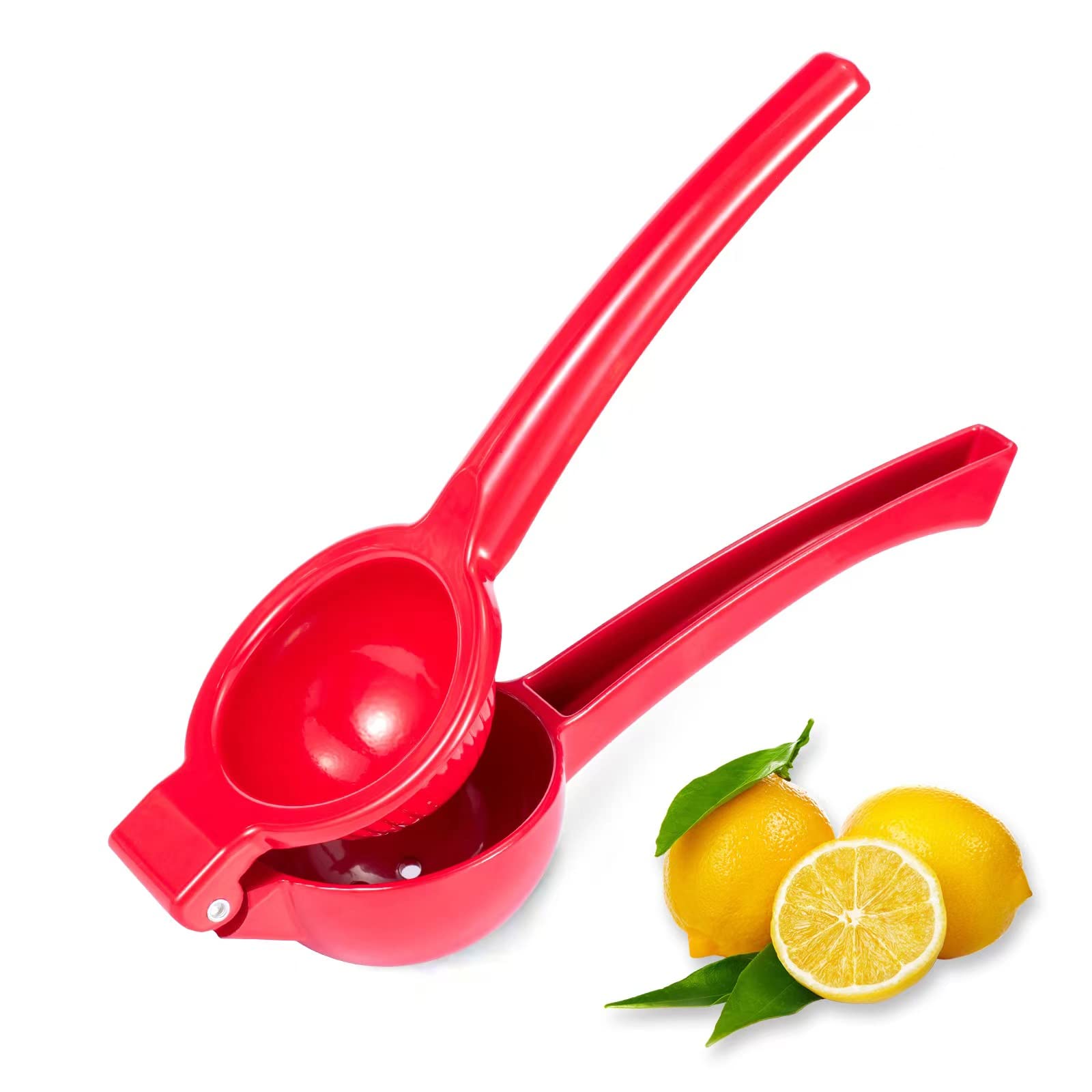 Manual Juicer Citrus Lemon Squeezer, Fruit Juicer Lime Press Metal, Professional Hand Juicer Kitchen Tool(Yellow）