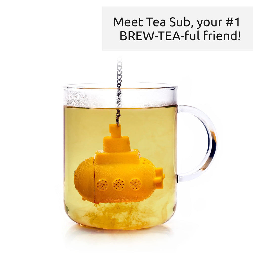 Cute Tea Infuser by OTOTO - Loose Leaf Tea Steeper, Tea Accessories, Tea Diffusers, Tea Infuser for Loose Leaf Tea, Tea Strainers, Cute Gifts, Tea Gift Set, Kitchen Gifts, Cooking Gadgets