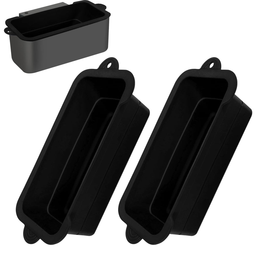 Silicone Grease Cup Liners for Blackstone 36 28 22 17 Inch Griddle, 2 Pack Reusable Grease Catcher Liner Grill Grease Tray Accessories for Blackstone