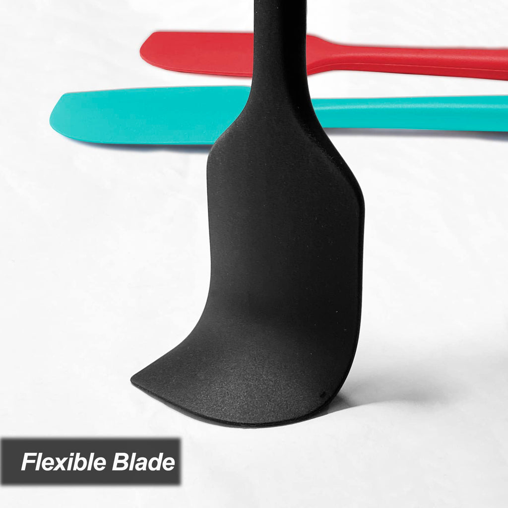 3 Pack Large Silicone Spatula for Kitchen,600°F Heat resistant Rubber Spatulas for Baking,Cooking, Scraping,and Mixing,Non Stick Kitchen Utensils, BPA Free, 11.2 IN, Khaki
