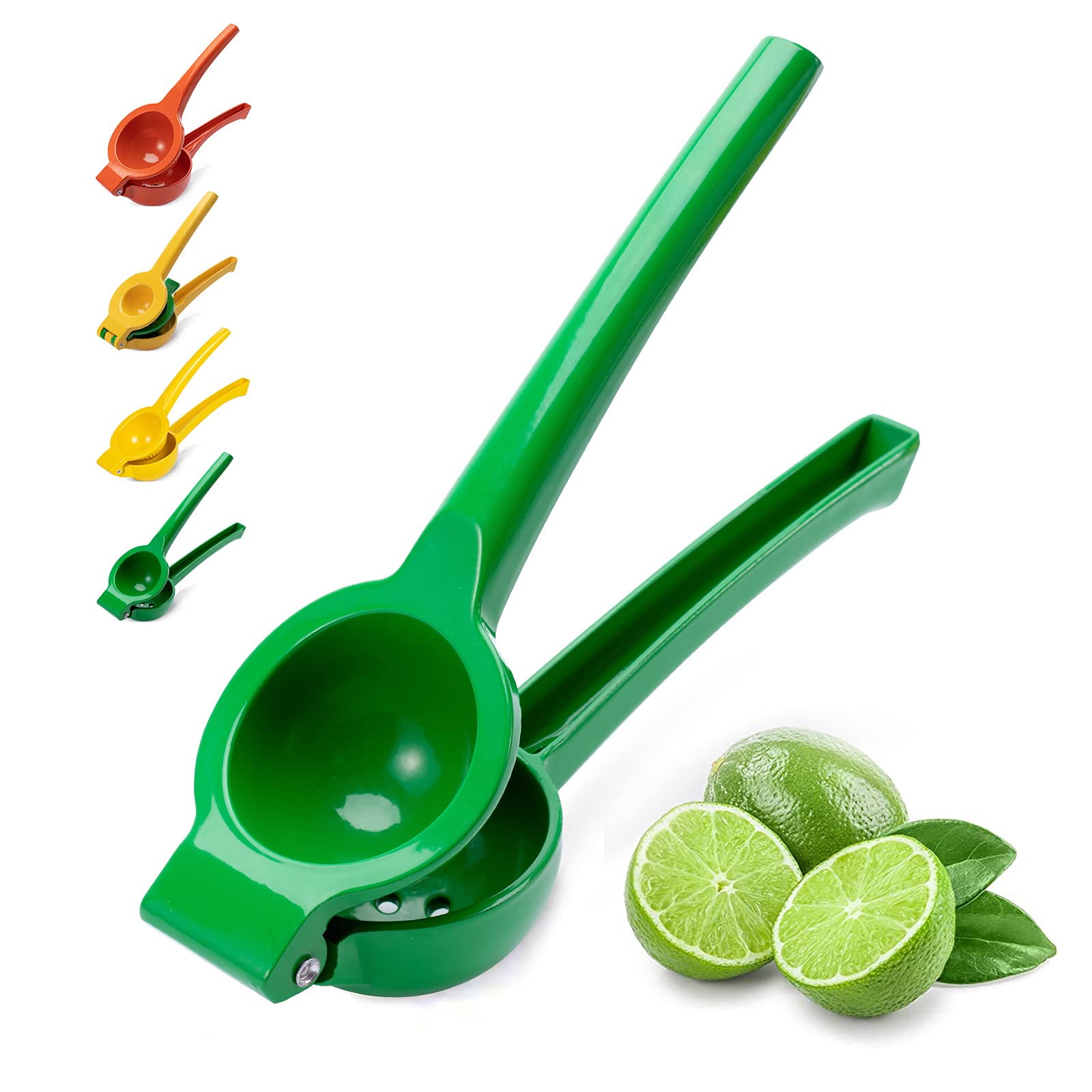 Manual Juicer Citrus Lemon Squeezer, Fruit Juicer Lime Press Metal, Professional Hand Juicer Kitchen Tool(Yellow）