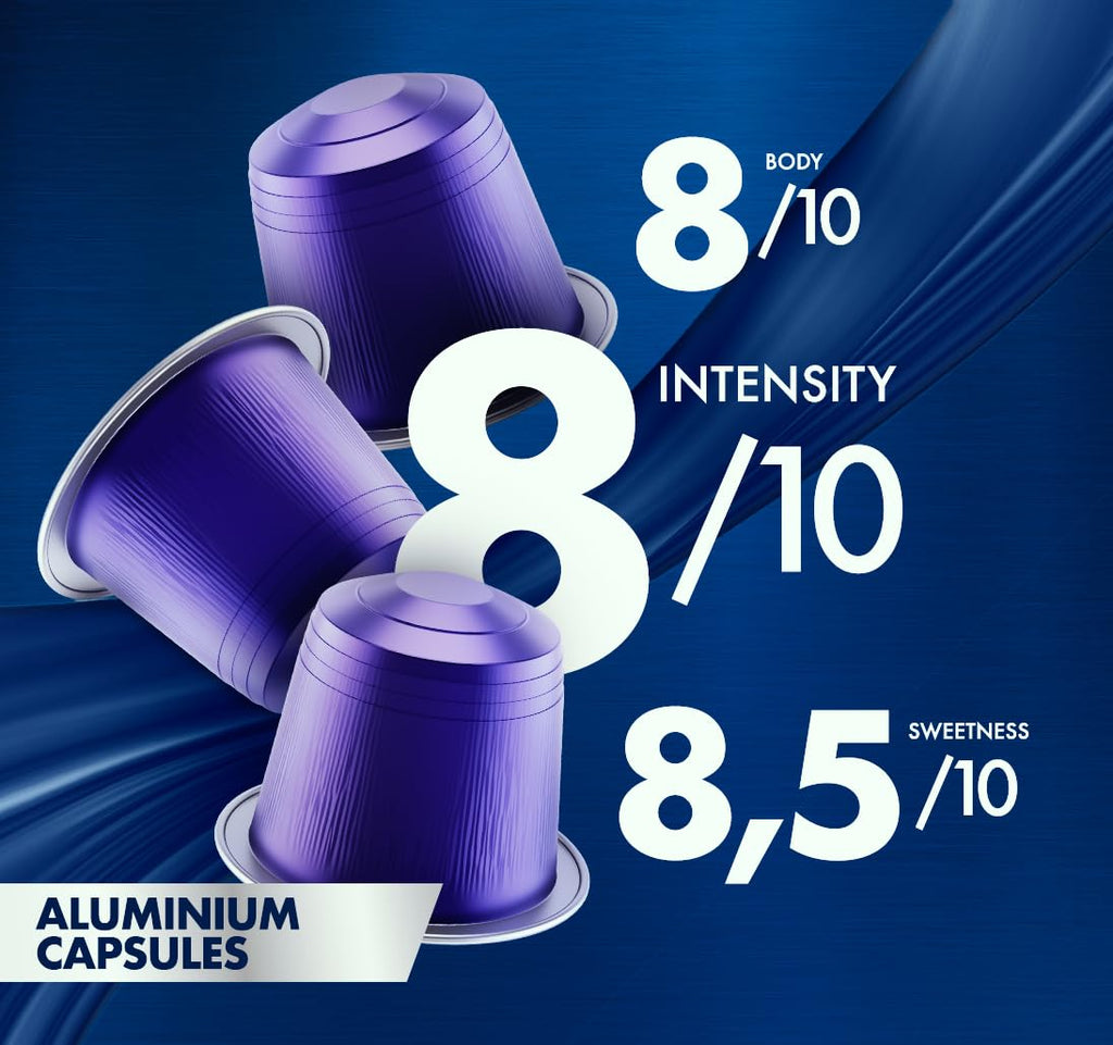 Caffè Borbone Espresso Intenso Aluminum Capsules Compatible with Nespresso Original Machines, Dark Roast, 100 Count