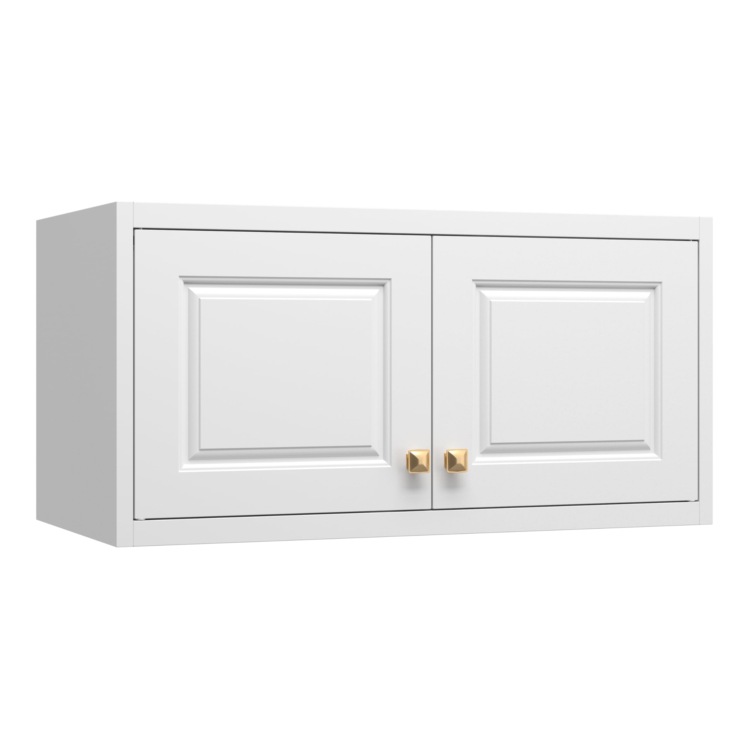 75" Tall Metal Kitchen Storage Cabinet,White Kitchen Pantry Storage Cabinet with Doors and 4 Adjustable Shelves,Utility Cabinet for Living Room,Garage,Dining Room and Office,Assemble Required