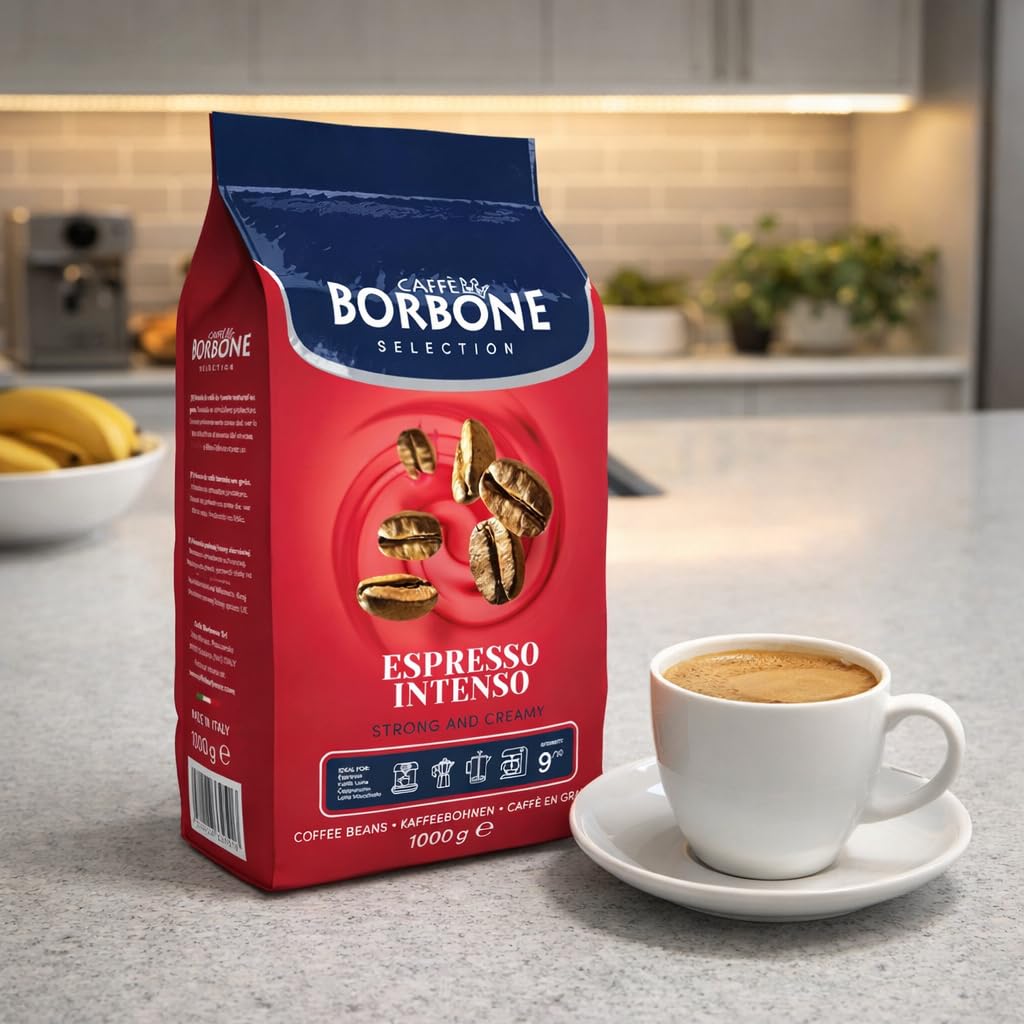 Caffè Borbone Crema Superiore Whole Bean Coffee, Arabica and Robusta Blend, Medium Roast, 2.2 lb Bag (Pack of 1)