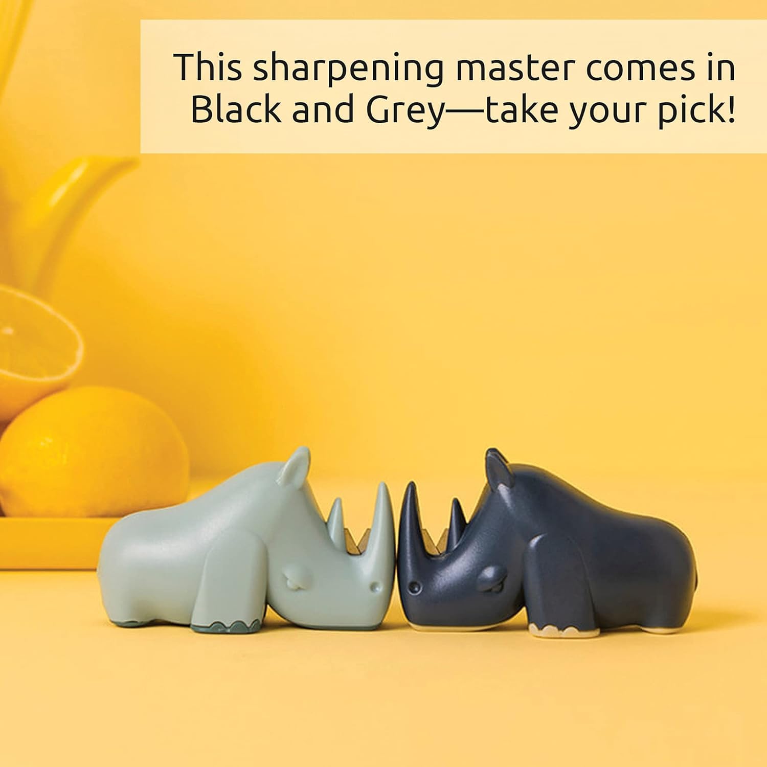 OTOTO Blade Knife Sharpener - Keep Knife Sharper with the Best Knife Sharpener - Fun Kitchen Gadgets BPA-free & Dishwasher-Safe Kitchen Knife Sharpener - Compact