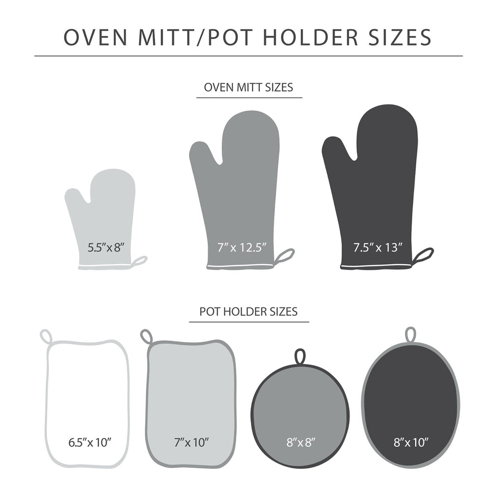 KITCHENAID Ribbed Soft Silicone Oven Mitt 2-Pack Set, 7.5"x13", Milkshake