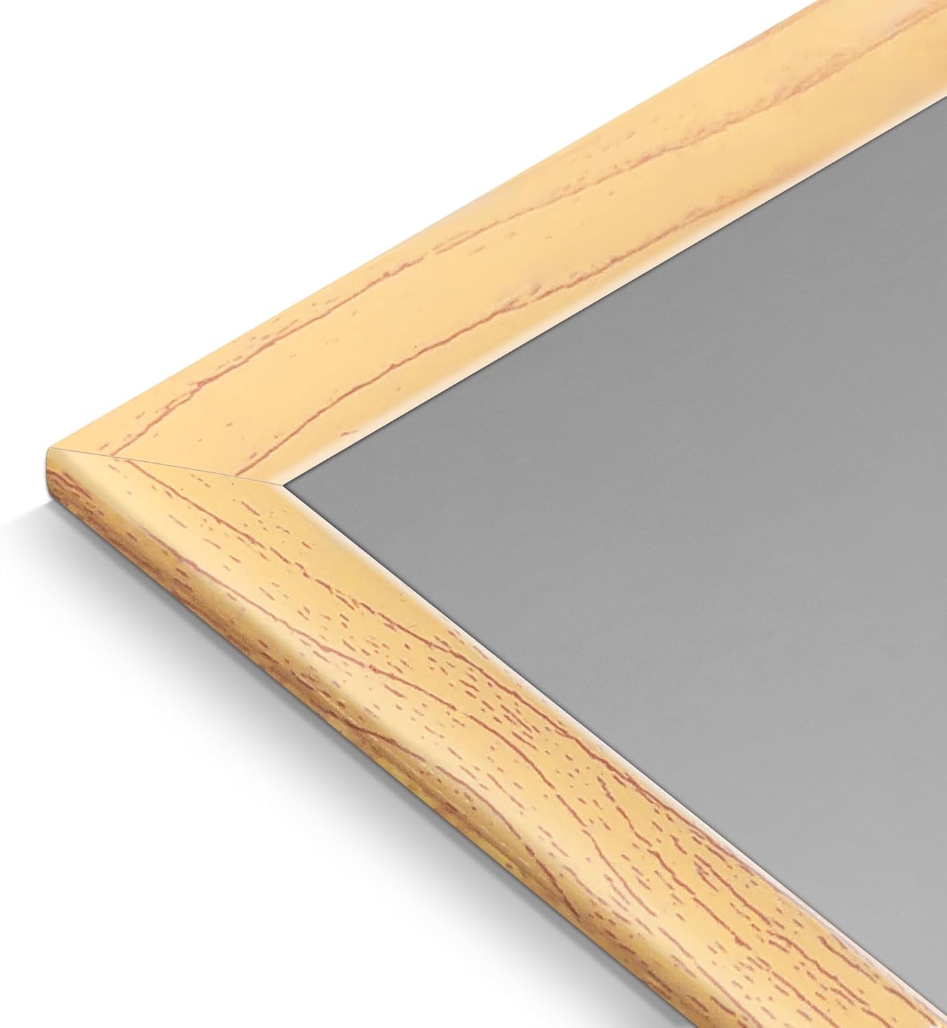 upsimples 16x20 Picture Frame Natural 3 Pack, Scratch-Proof Poster Frames 16 x 20 for Photo Gallery - Slide-In Strips, Horizontal or Vertical Wall Mounting
