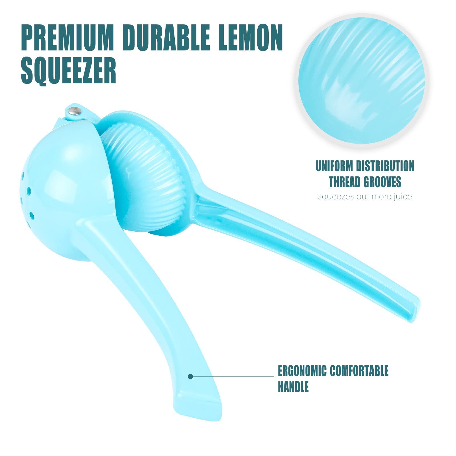Manual Juicer Citrus Lemon Squeezer, Fruit Juicer Lime Press Metal, Professional Hand Juicer Kitchen Tool(Yellow）