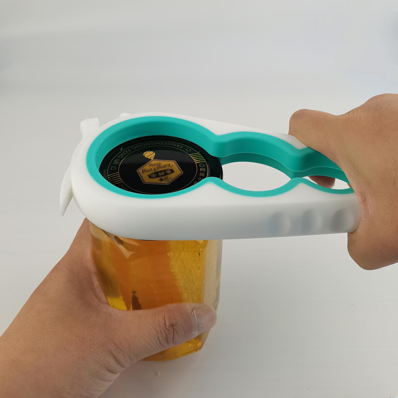 Latest Jar Opener and 5 in 1 Bottle Opener with Rubber Jar gripper Pad Ideal for Seniors with arthritis Weak Hands and Low Strength