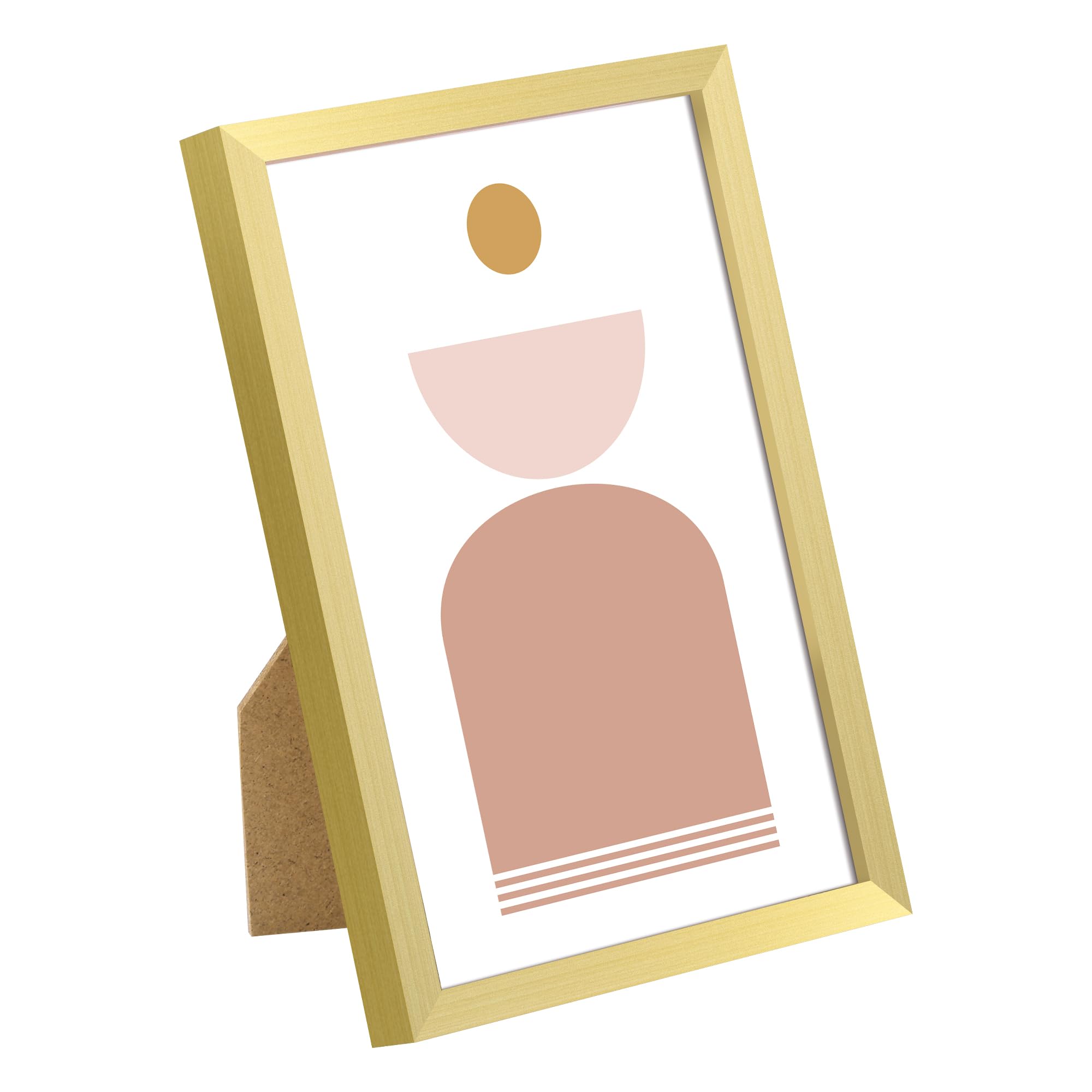 upsimples 5x7 Picture Frame Set of 3, Made of High Definition Glass for 5 x 7 Black Frames, Wall and Tabletop Display Thin Border Photo Frame for Home Décor