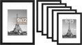 upsimples 1pack PVC 9x12 black bundle with 5pack PVC 9x12 black