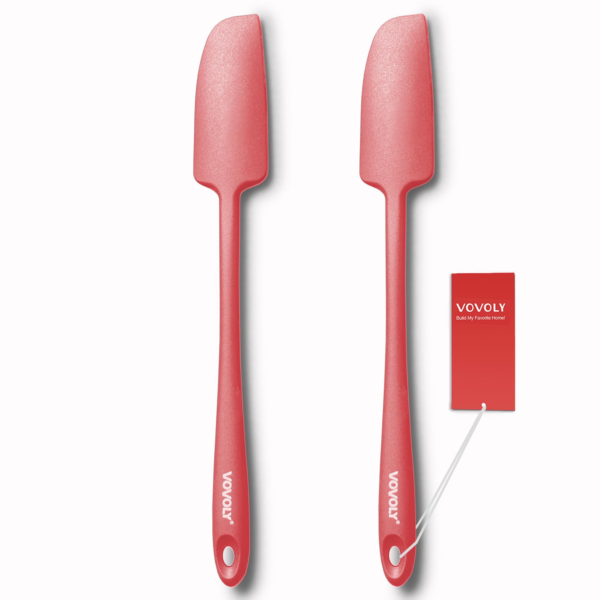Silicone Jar Spatula, Small Rubber Scraper, Spatulas Silicone Heat Resistant, Seamless,Non StIck Cookware 11.2 Inch, Black.