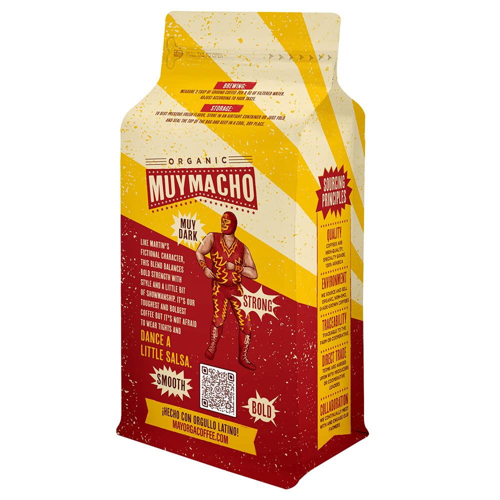 Mayorga Organic Coffee 2lb Cafe Cubano Roast - Dark Roast Whole Bean Specialty Grade Coffee, 100% Arabica, Slow Roasted, Bold and Smooth Flavor with Low Acidity - USDA Organic, Non-GMO, Kosher