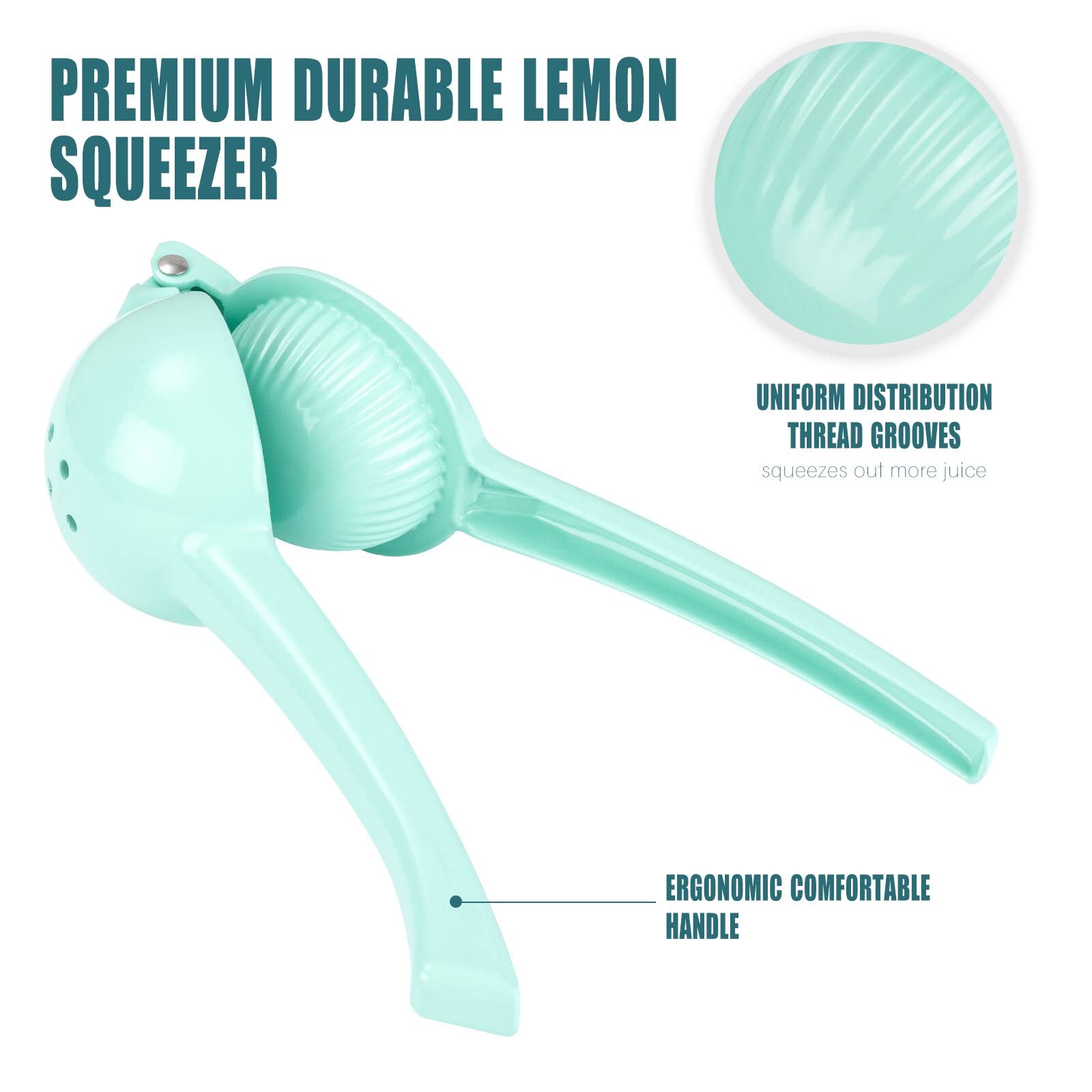Manual Juicer Citrus Lemon Squeezer, Fruit Juicer Lime Press Metal, Professional Hand Juicer Kitchen Tool(Yellow）
