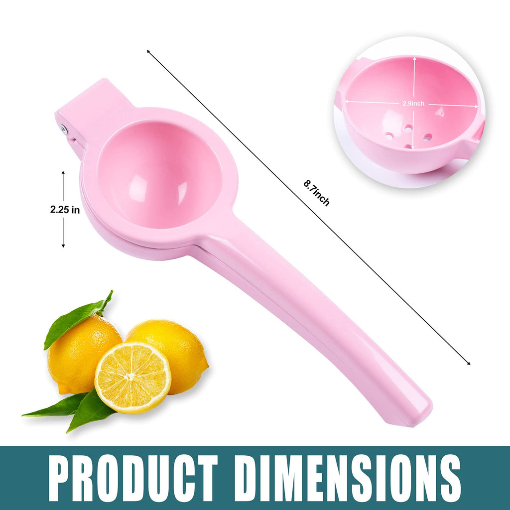 Manual Juicer Citrus Lemon Squeezer, Fruit Juicer Lime Press Metal, Professional Hand Juicer Kitchen Tool(Yellow）