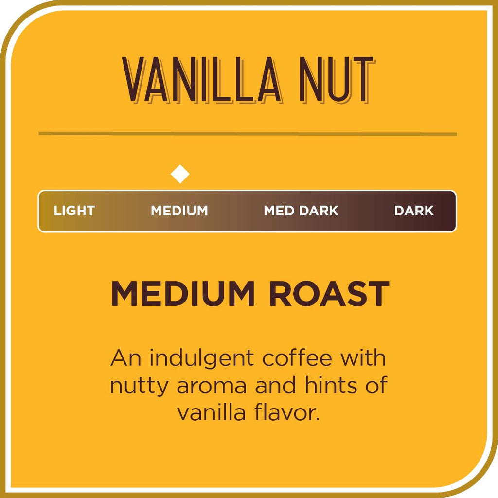 Don Francisco's Vanilla Nut Ground Coffee, Medium Roast, 20 OZ Bag