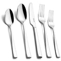 KINGSTONE Mirror Polish Silverware Set for 8, 40-Piece 18/10 Stainless Steel Flatware Set, Dishwasher Safe Cutlery Set for Wedding, Home, Restaurant, Knives Spoons and Forks Set