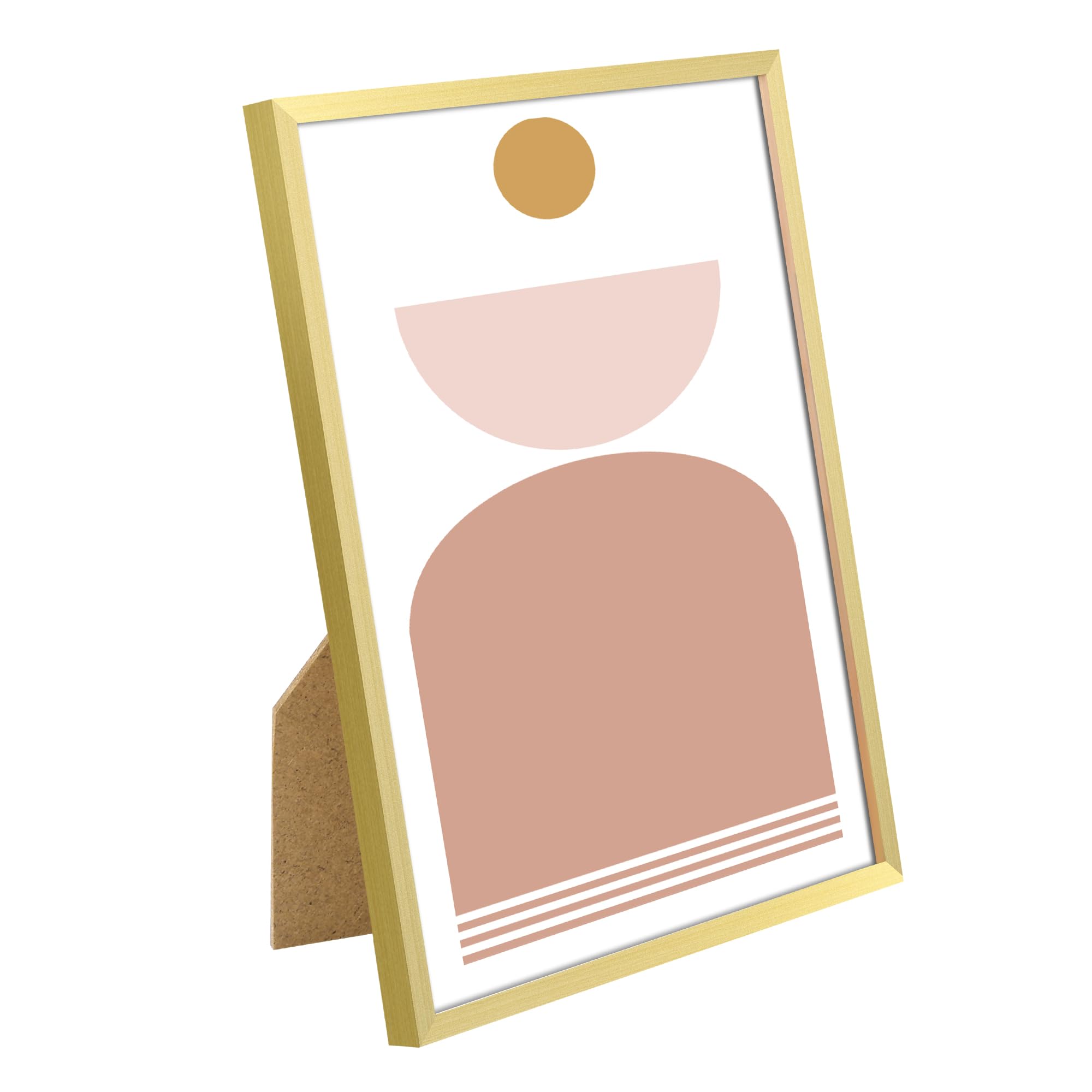 upsimples 5x7 Picture Frame Set of 3, Made of High Definition Glass for 5 x 7 Black Frames, Wall and Tabletop Display Thin Border Photo Frame for Home Décor