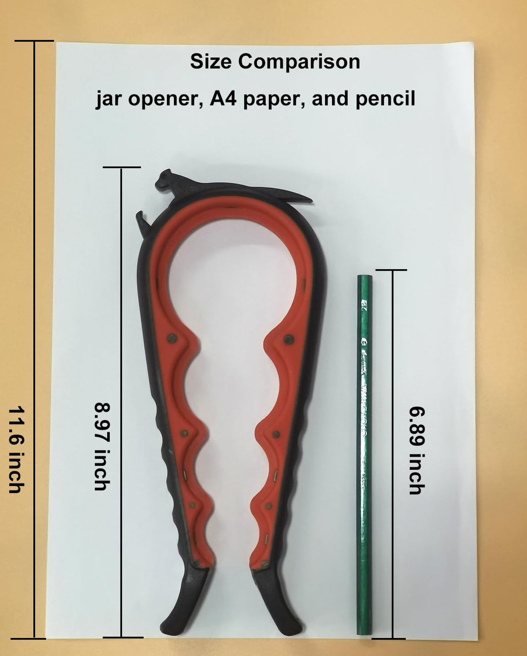 Otstar Jar Opener Bottle Opener and Can Opener for Weak hands, Seniors with Arthritis and Anyone with Low Strength, Mutil Jar Opener Get Lids Off Easily (Blue and Grey)