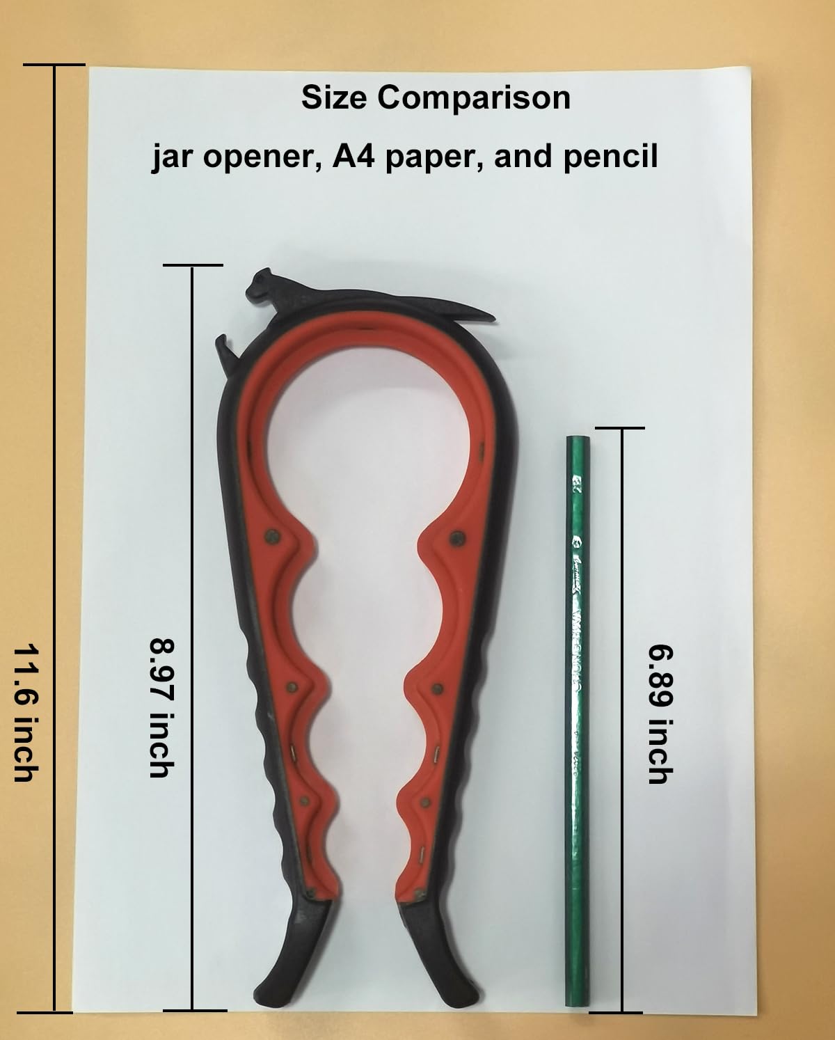 Otstar Jar Opener Bottle Opener and Can Opener for Weak hands, Seniors with Arthritis and Anyone with Low Strength, Mutil Jar Opener Get Lids Off Easily (Blue and Grey)