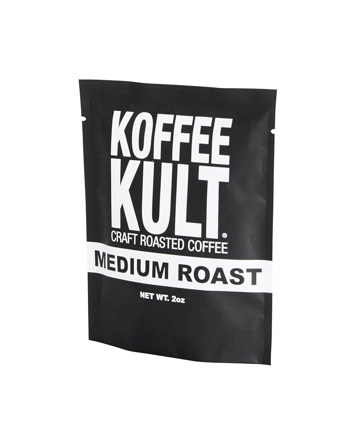 Koffee Kult Medium Roast Whole Bean Coffee - Premium Arabica Coffee Beans for Caffeine Enjoyers Seeking Bold, Rich Flavor and Aroma in Every Cup - Perfect for Brewing Enthusiasts (Whole Bean, 2oz)