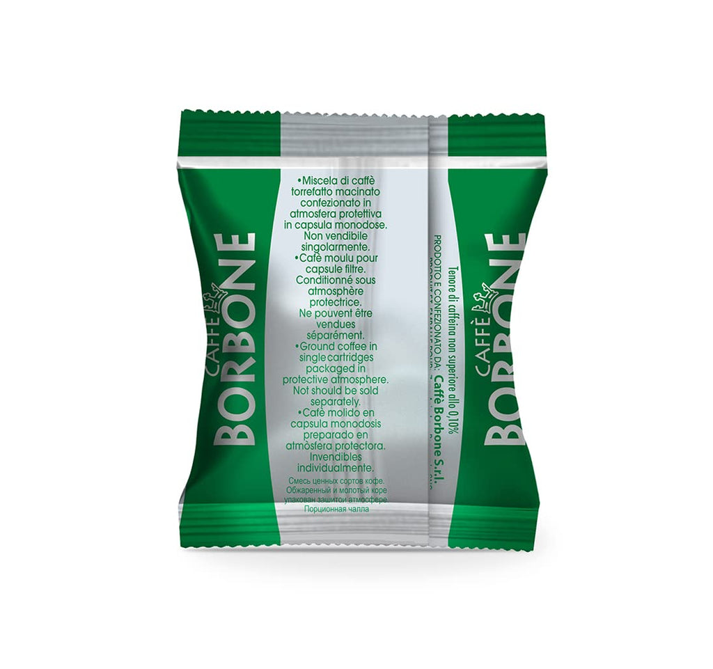 Caffè Borbone Blue Blend Nespresso Compatible Espresso Coffee Pods, 100 Count Espresso Pods