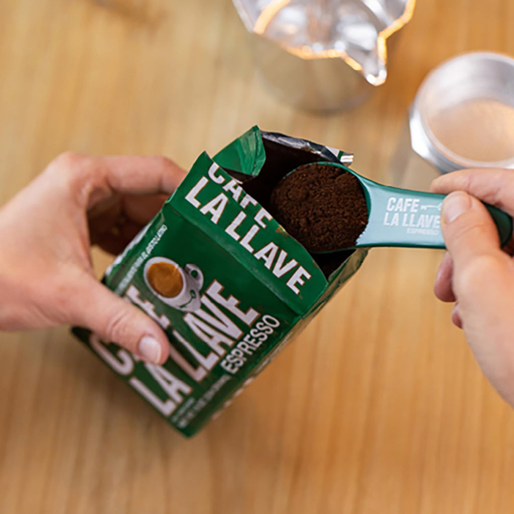 Café La Llave Espresso Ground Coffee, Dark Roast, 10 OZ, Pack of 4