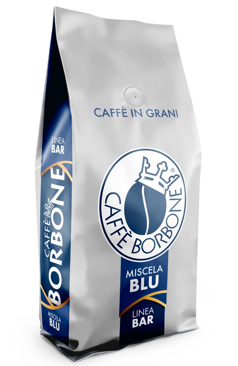 Caffè Borbone Whole Bean Coffee, Medium-Dark Roast DEK Blend, Decaffeinated Italian Coffee, 2.2 lb Bag (Pack of 2)
