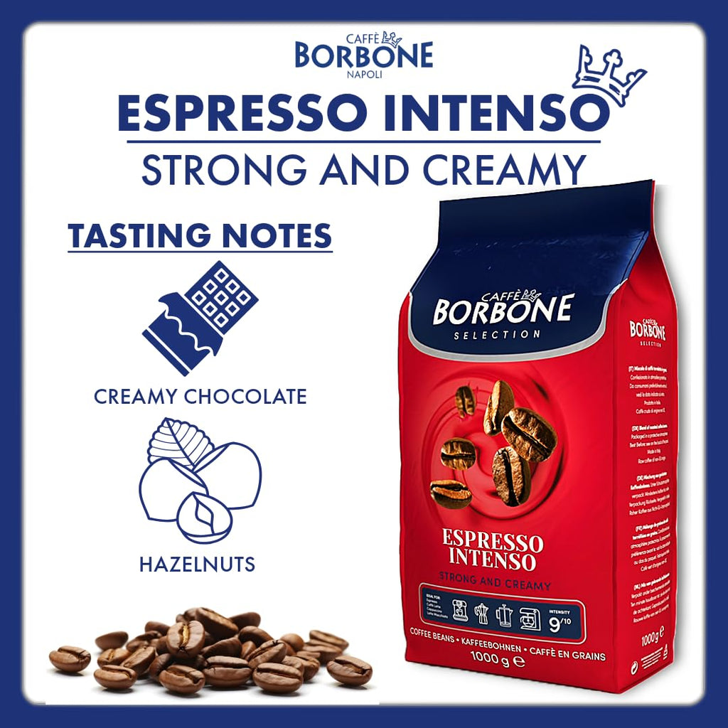 Caffè Borbone Crema Superiore Whole Bean Coffee, Arabica and Robusta Blend, Medium Roast, 2.2 lb Bag (Pack of 1)